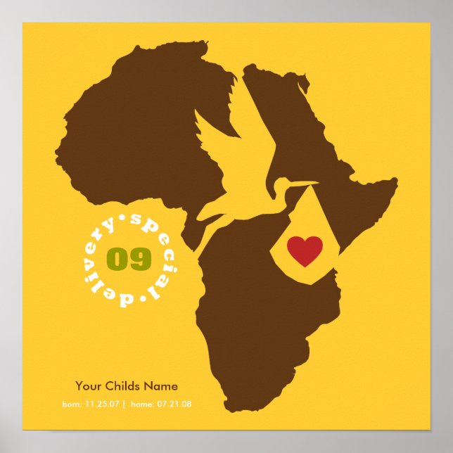 Gotcha Day - Commemorative Poem Poster (Front)