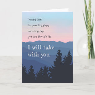 Gotcha Day Step Through Life With You Pretty Mount Card