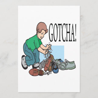 Gotcha Invitation