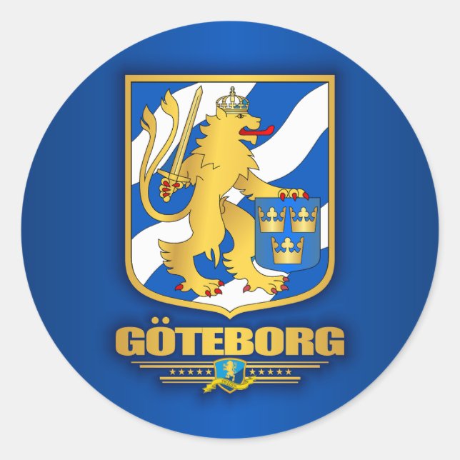 Goteborg Classic Round Sticker (Front)