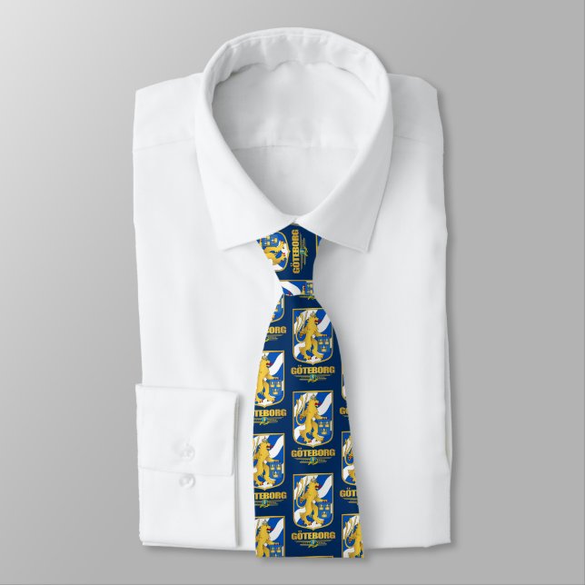 "Goteborg (Gothenburg)" Apparel Neck Tie (Tied)