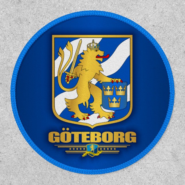 "Goteborg (Gothenburg)" Apparel Patch (Front)