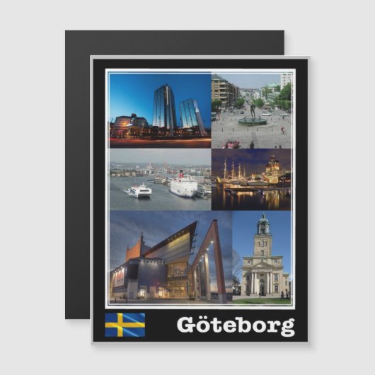 Göteborg - Sweden - Mosaic - (Front/Back)