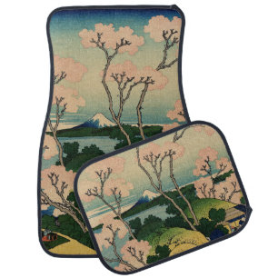 Goten-yama hill, Shinagawa on the Tōkaidō. Car Floor Mat