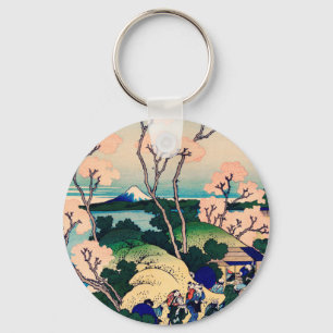 Goten-Yama Hill, Shinagawa on the Tokaido Japanese Keychain