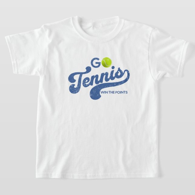 GoTennis in Blue Boy's T-Shirts (Laydown)