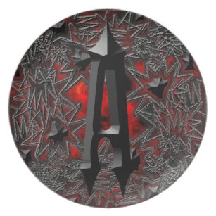 Gothic Letter Plates | Zazzle Gothic Letter Plates | Zazzle