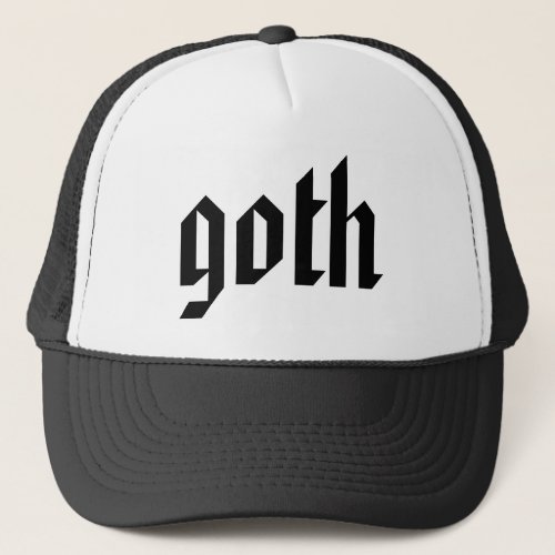 Goth _ Anarchy _ Trucker Hat