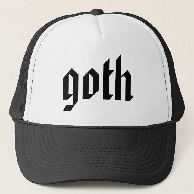 Goth - Anarchy - Trucker Hat (Front)