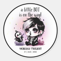 Goth Baby Boy Ghost Little Boo on the Way