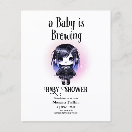 Goth Baby Girl is Brewing Vampire Bat Gothic