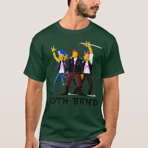 Goth Band T_Shirt