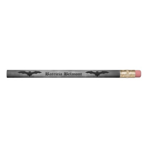 Goth bat cute pencil