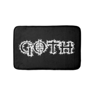 Goth Bathroom Mat