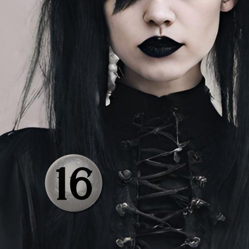 Goth Birthday age badge Gothic grunge dark Button