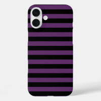 Goth Black and Purple Stripes