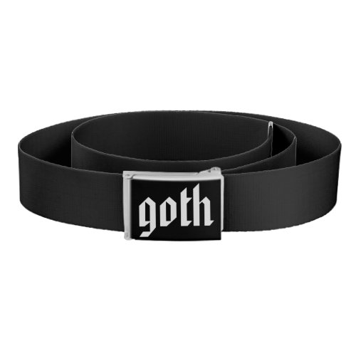 Goth _ Black White _ Emo _ Goth _ Belt