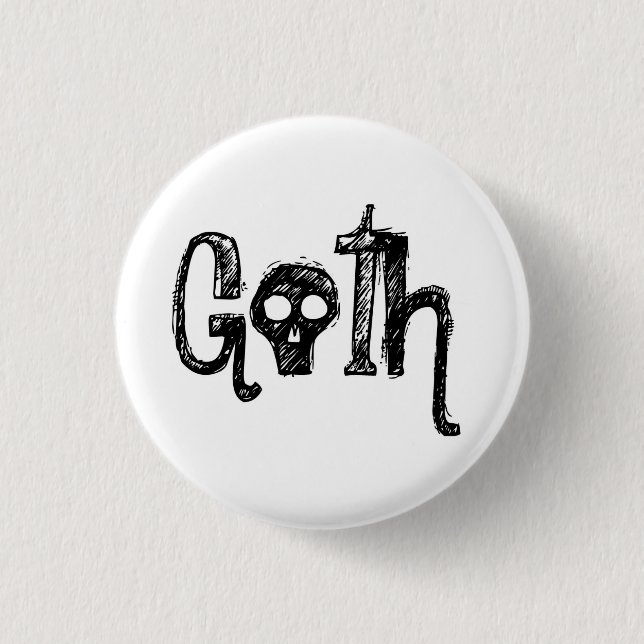 Goth Button (Front)