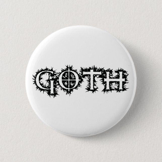Goth Button (Front)