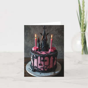 Goth Cake Holiday Card
