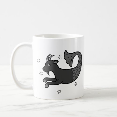 Goth Capricorn Birthday Gift Custom Name  Coffee Mug