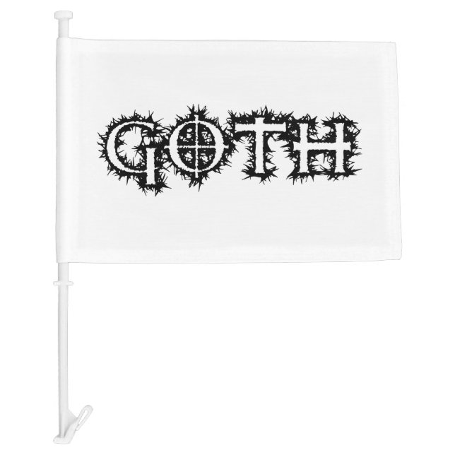 Goth Car Flag (Front)