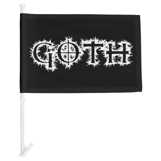 Goth Car Flag (Front)