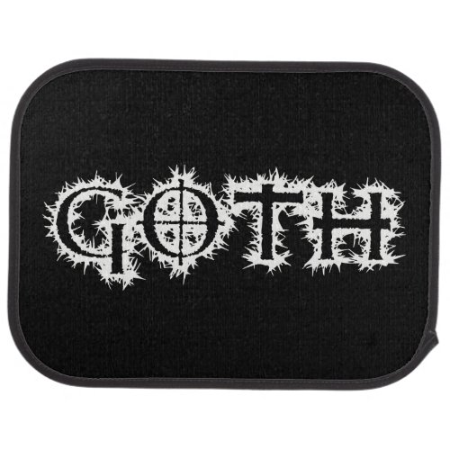 Goth Car Mat