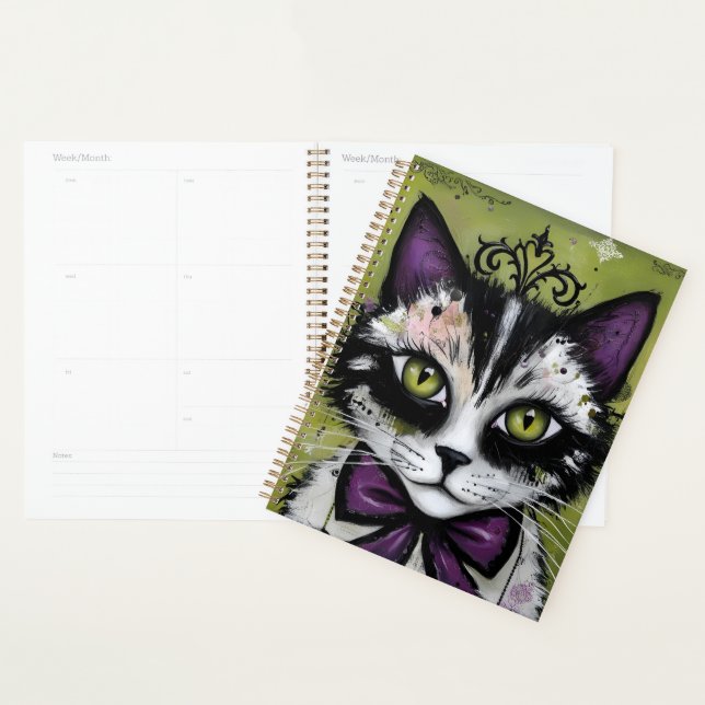 Goth Cat Planner (Display)
