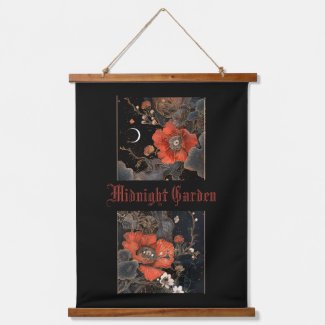 Goth Celestial Poppies Midnight Garden