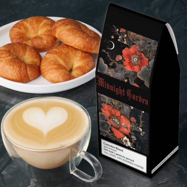 Goth Celestial Poppies Midnight Garden Roasted Coffee (Breakfast)