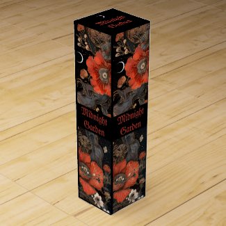 Goth Celestial Poppies Midnight Garden