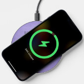 Goth Character Purple Evil Flower Bug Name Wireless Charger (Phone)