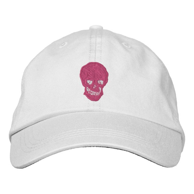 Goth Chick Embroidered Baseball Cap (Front)