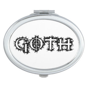 Goth Compact Mirror