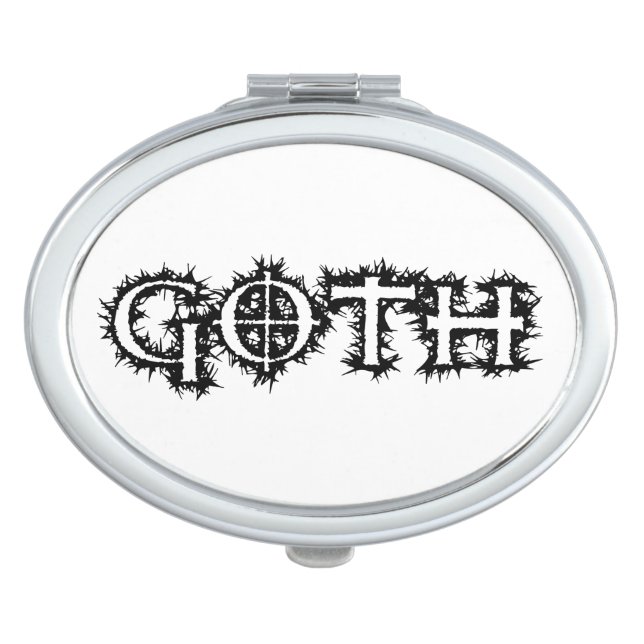 Goth Compact Mirror (Front)