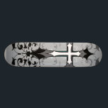 Goth Cross Skateboard Deck<br><div class="desc">A recolored version of my other cross board</div>