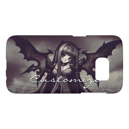Goth Dark Fairy Anime Samsung Galaxy S7 Case