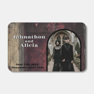 Goth Dark Moody Wedding Marriage Matchboxes
