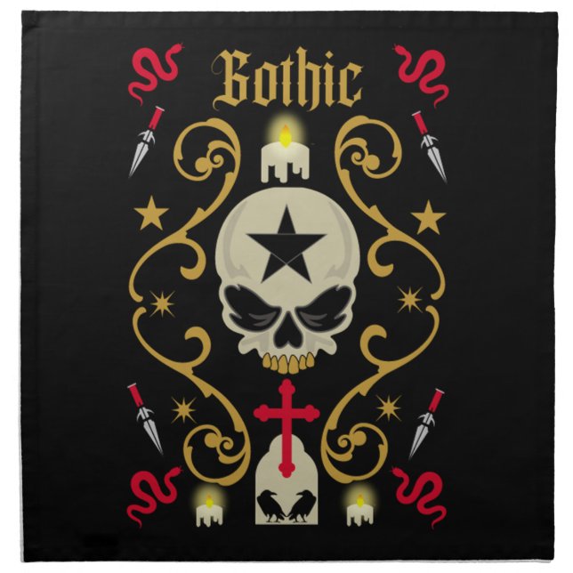 Goth Day 22 May  Napkin (Front)