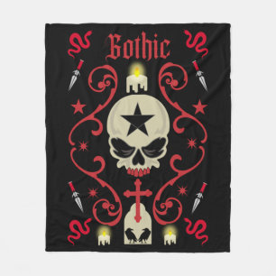 Goth Day Gothic Art Fleece Blanket