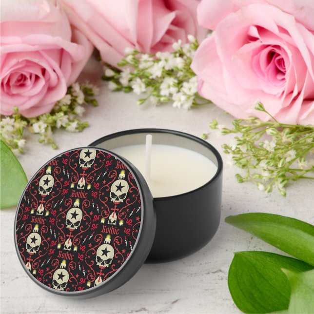 Goth Day Gothic Art  Mini Candle Favors (Insitu (Wedding))