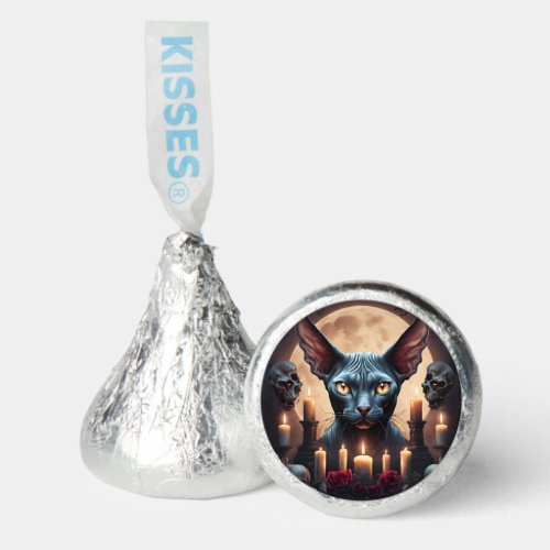 Goth Elf Sphynx Cat Halloween  Hersheys Kisses