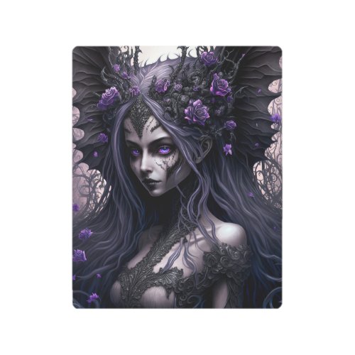 Goth Fairy Dark Fantasy Art Metal Print