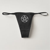 Goth fashion - Occult designs - Pentacle Thong (Front)