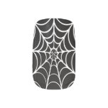 Goth Fashion Spiderweb Minx Nail Art at Zazzle