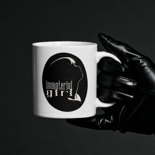 Goth Girl Aesthetic Material Girl Dead Ghost Girl Coffee Mug