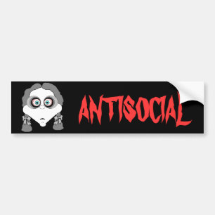 Goth Girl Bumper Sticker