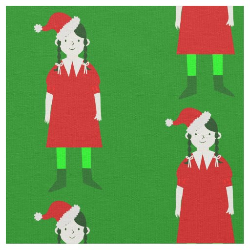 goth girl gothic christmas creepy fabric