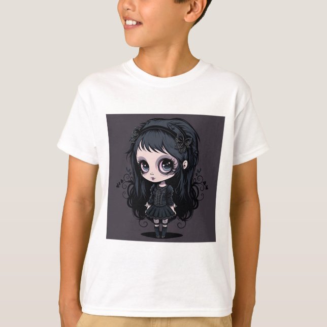 Goth Girl Kids' Basic T-Shirt  (Front)